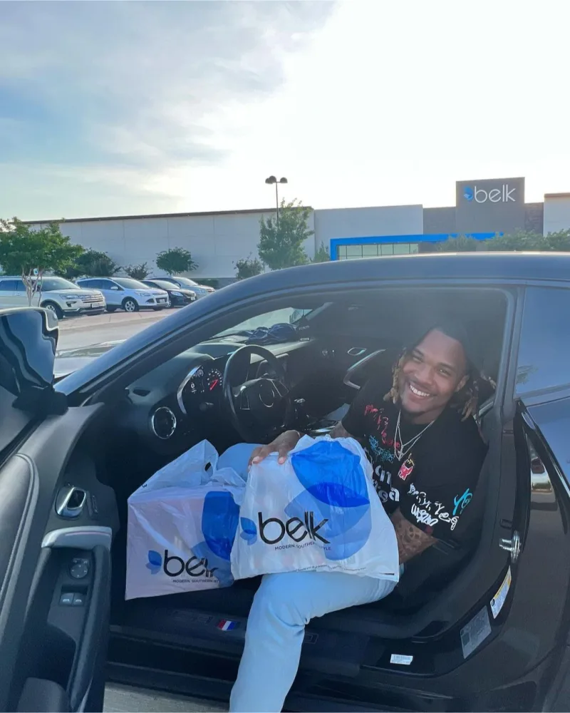 Belk Instagram post from influencer Camron Buckley