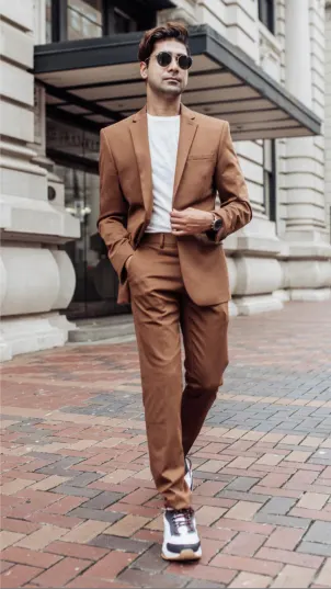 Instagram post from stylish male influencer in sunglasses