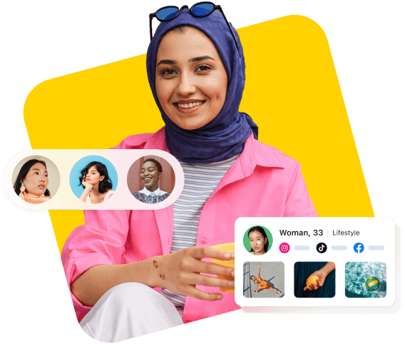 Creator search results and creator profiles on Later Influence help with influencer outreach